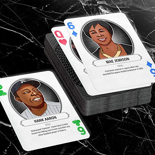 Famous African Americans In History Playing Cards – Professional Premium Quality – Standard Size – Great For Poker, Blackjack #TOP3