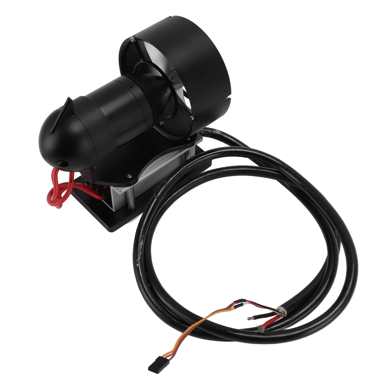 Tbest Underwater Thruster, Brushless Motor, Aluminum Alloy Construction, ROV Motor, 4 Blades, Lightweight Design, 12-25.2V, CCW for Underwater Robots, ROV, Subsea Exploration, Underwater Drone