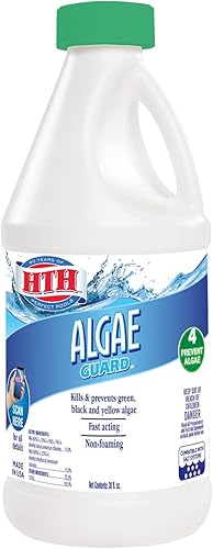 HTH 67037 Algae Guard Limpiador de algicidas para piscina, 38 onzas líquidas