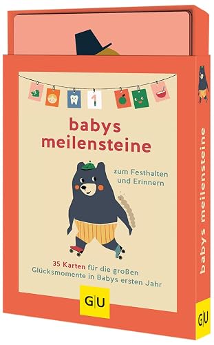 Babys Meilensteine: 35 Karten für die großen Glücksmomente in Babys erstem Jahr zum Festhalten und Erinnern (GU Baby)