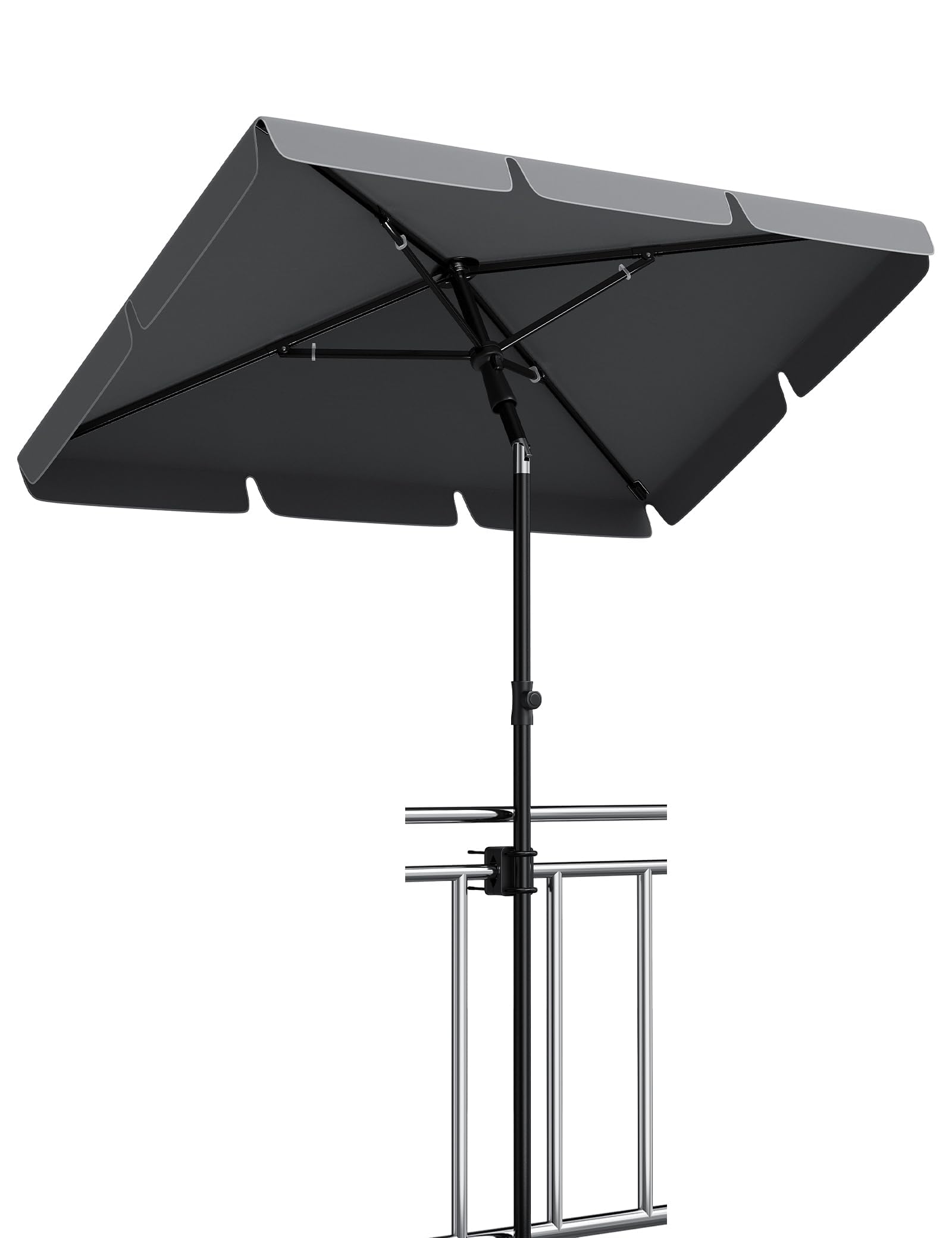 Garvee Parasol rectangulaire extensionérieur – Protection solaire UPF 50+ – Housse incluse – Idéal terrasse, balcon, jardin – Design classique, coloris standard