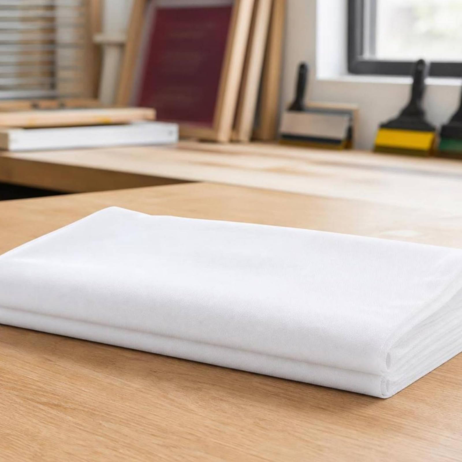 Malla Serigrafía Tejido Tela Impresión Rollo Pantalla Paño Filtro Trama Fina para Transferencias Claras y Trazos Definidos Adecuada para Artes, color to 1, 120 Mallas-127 Cm
