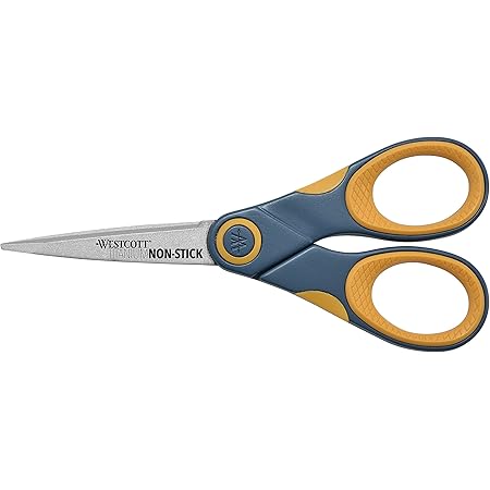 Amazon.com: Westcott 5-Inch Straight Titanium Bonded Non-Stick Scissor ...