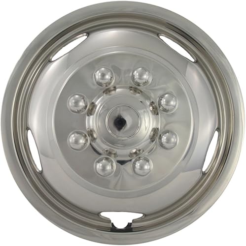 Miniatura 3 de OxGord Simuladores de doble rueda de acero inoxidable de 17 pulgadas compatibles con Dodge Ram 3500 SLT 2003-2024 y Ram 3500 Tradesman 2011-2025