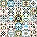 25Pcs Decorative Tile Stickers, 4x4Inches Vinyl Self Adhesive Removable Waterproofï¼Œ Peel and Stick Backsplash Walls Stickers for Kitchen,Stick on Wall Tiles