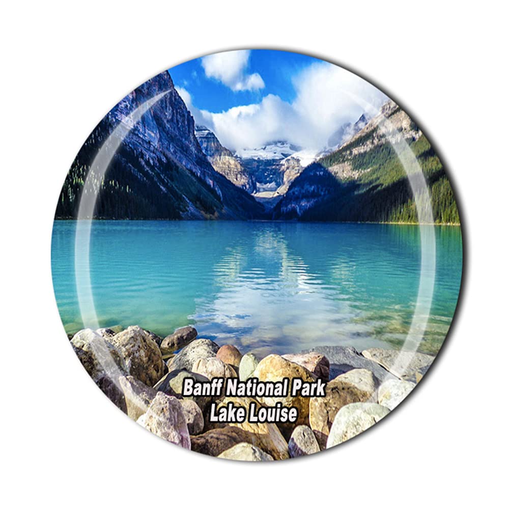 Timefly Canada Lake Louise Banff National Park Fridge Magnet Crystal Tourist Souvenir Gift Collection Refrigerator Magnetic Sticker