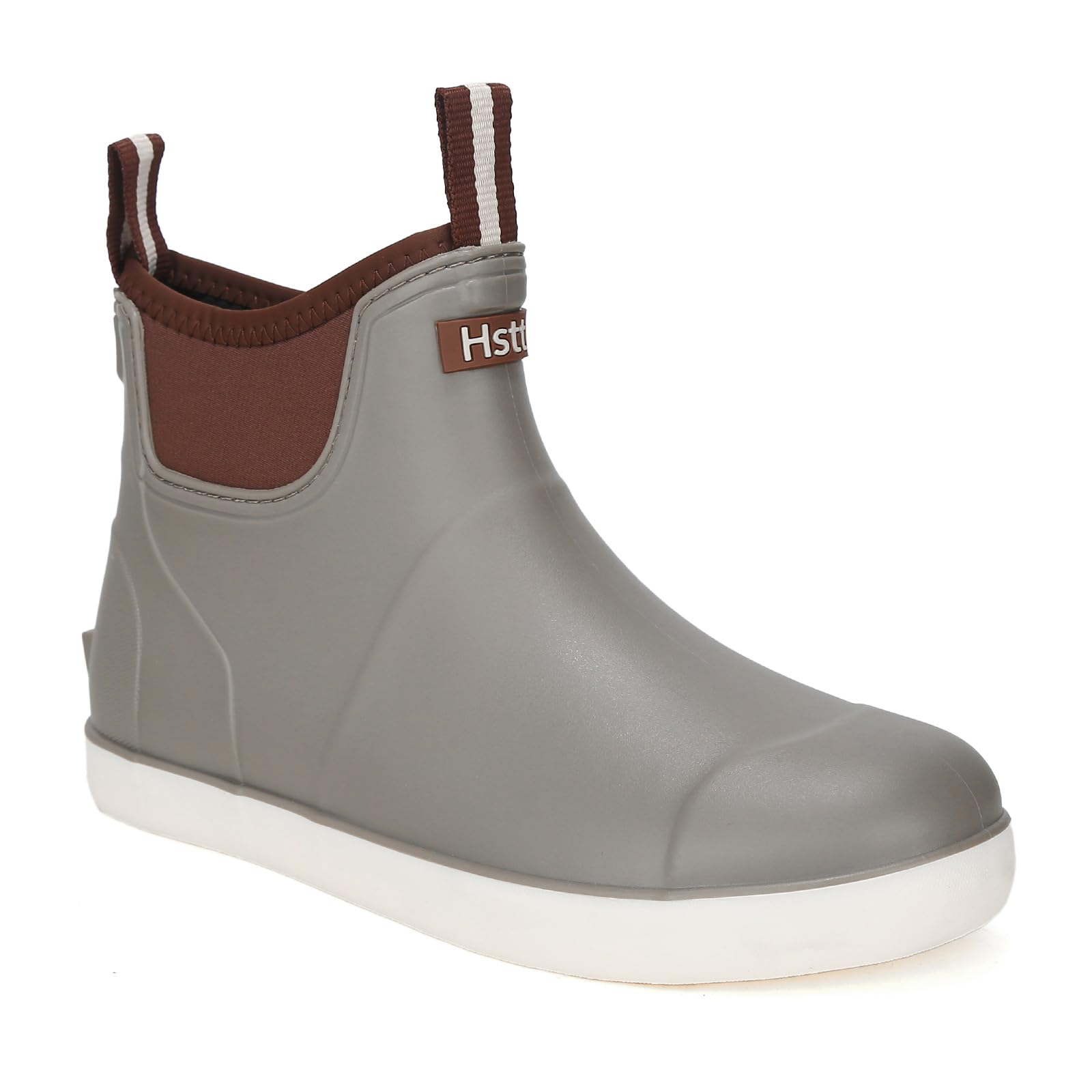 Yenxapei Stivali Gomma Uomo, Stivali Da Pesca, Stivaletti Antinfortunistica Uomo, Da Esterno Antiscivolo Da Pioggia Shorty Boots, Comode Leggere Scarpe Da Giardino