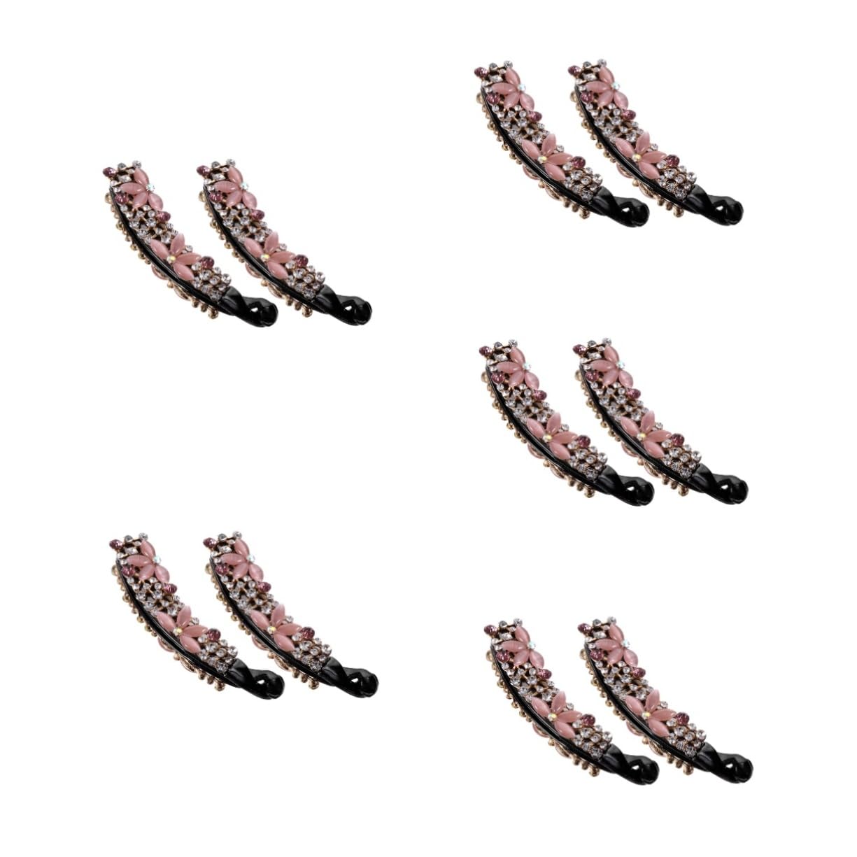 FRCOLOR 10 Piezas Pinza Para El Cabello Pinzas De Cabello Pinzas De Pelo De Plátano Para Para El o Para o Para El o Para Mujeres