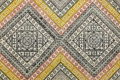 Tapis marocain entrée en coton facile à laver contre la saleté