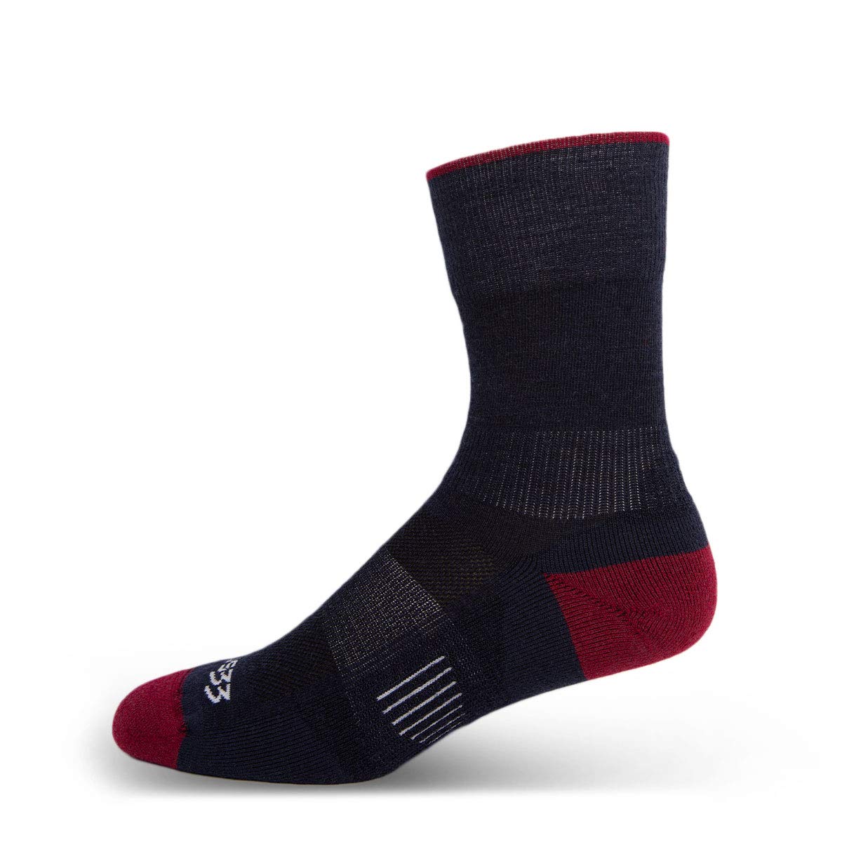 USA Made - Micro Cushion Crew Socks - Hiking Socks - Merino Wool - Mountain Heritage