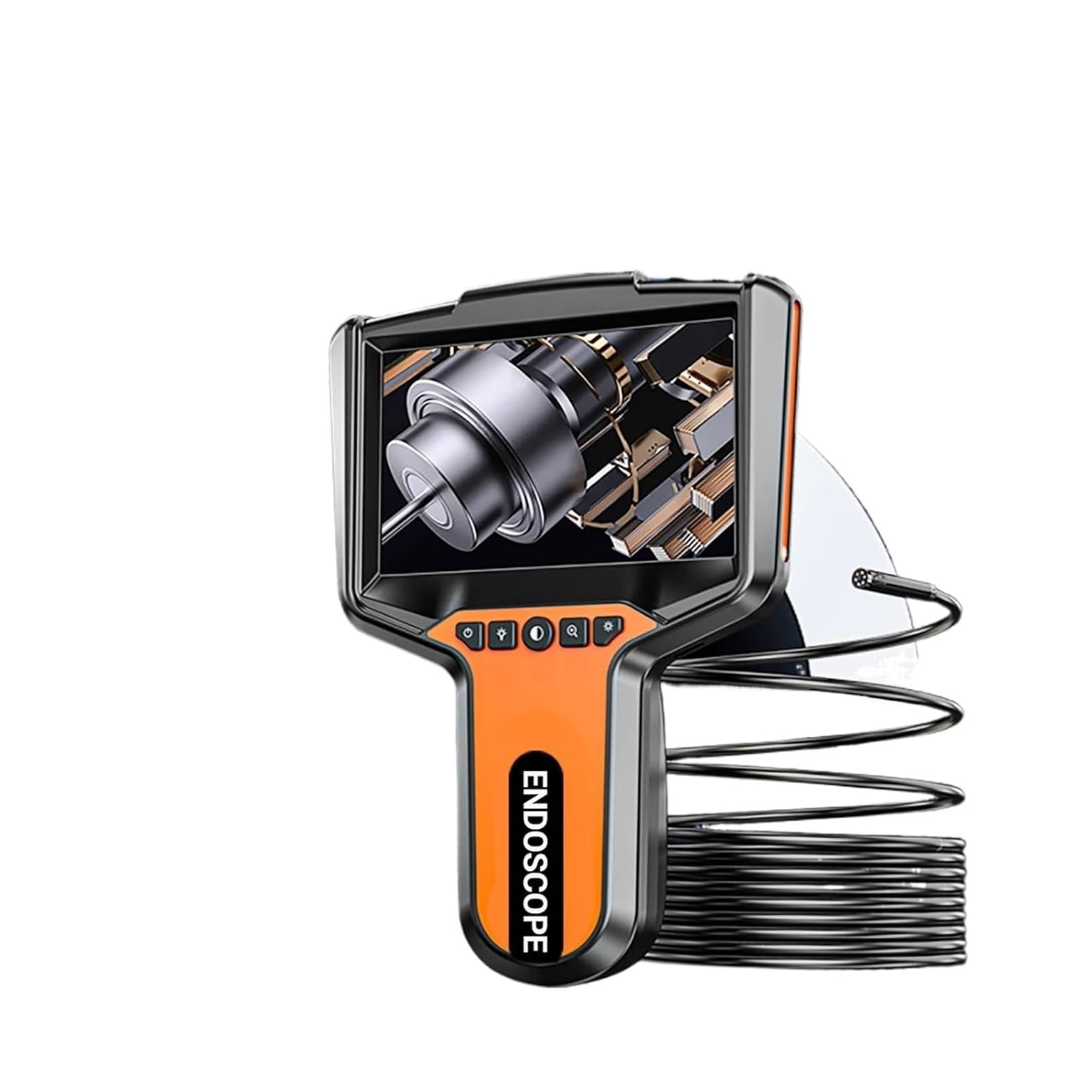 Industrial Endoscope Camera HD 1080P 5.5mm Pipe Sewer Inspection Camera Borescope for Car Pipe Tools(5M,White)
