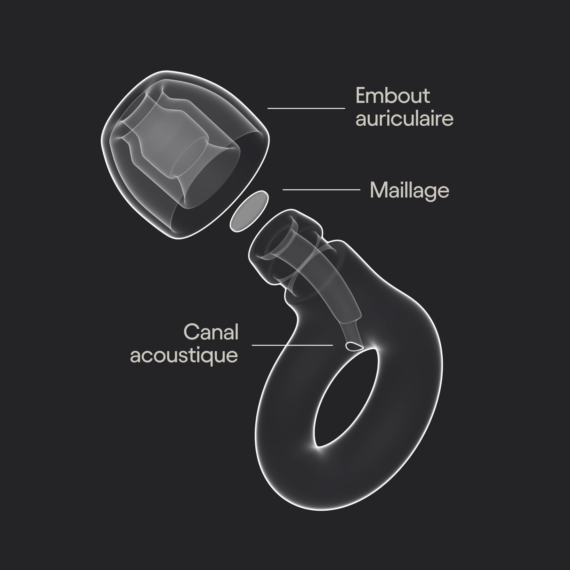 Loop Engage 2 Bouchons d’oreille – Pour des oreilles apaisées au quotidien tout en gardant un discours clair en sorties, au travail, à la maison & sensibilité au bruit –Réduction du bruit de 16 dB