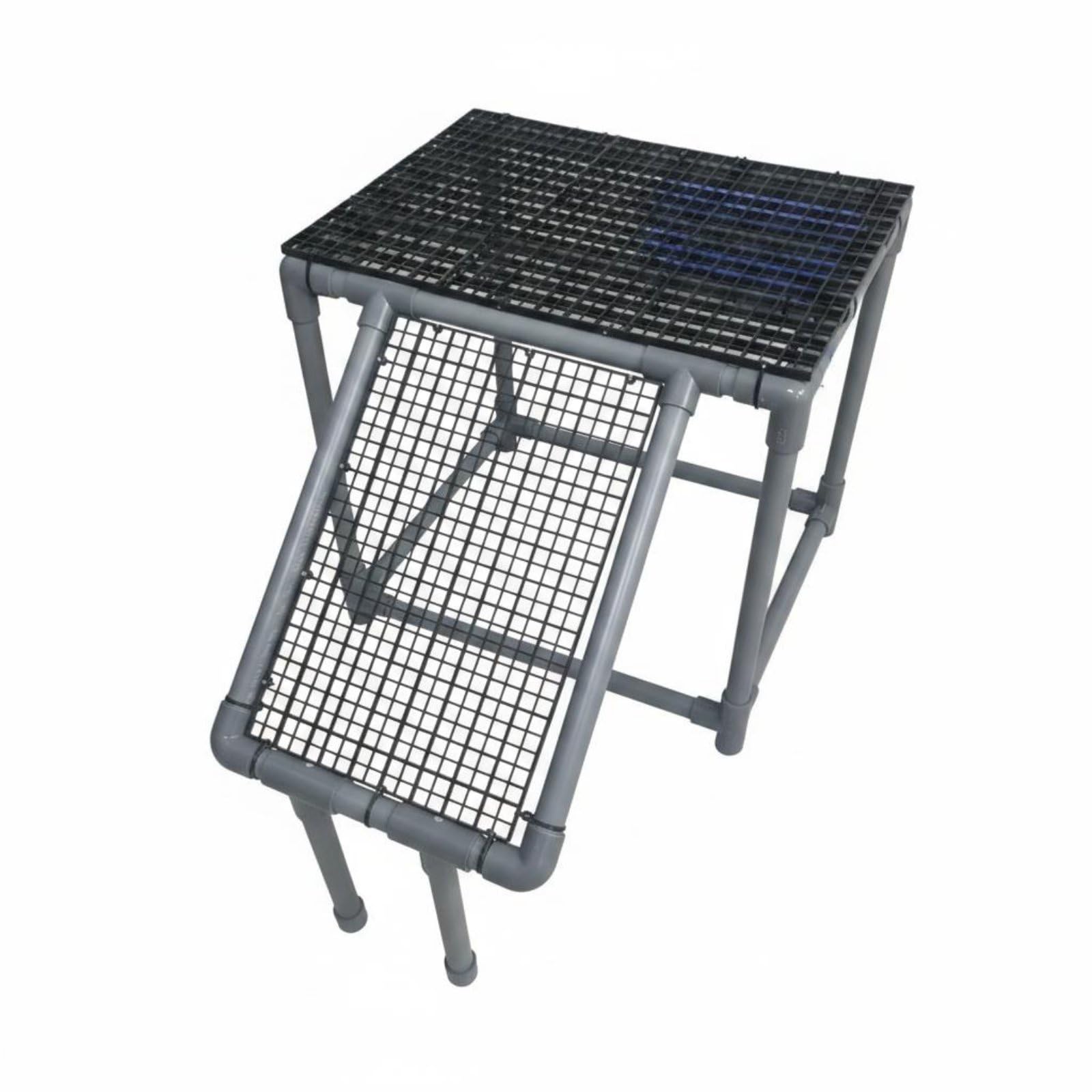 Gralara Reposaro scansaro DIY Gran Tamaño para, Terrario, Hábitat Artificial, Gris, 40 32 40 Cm