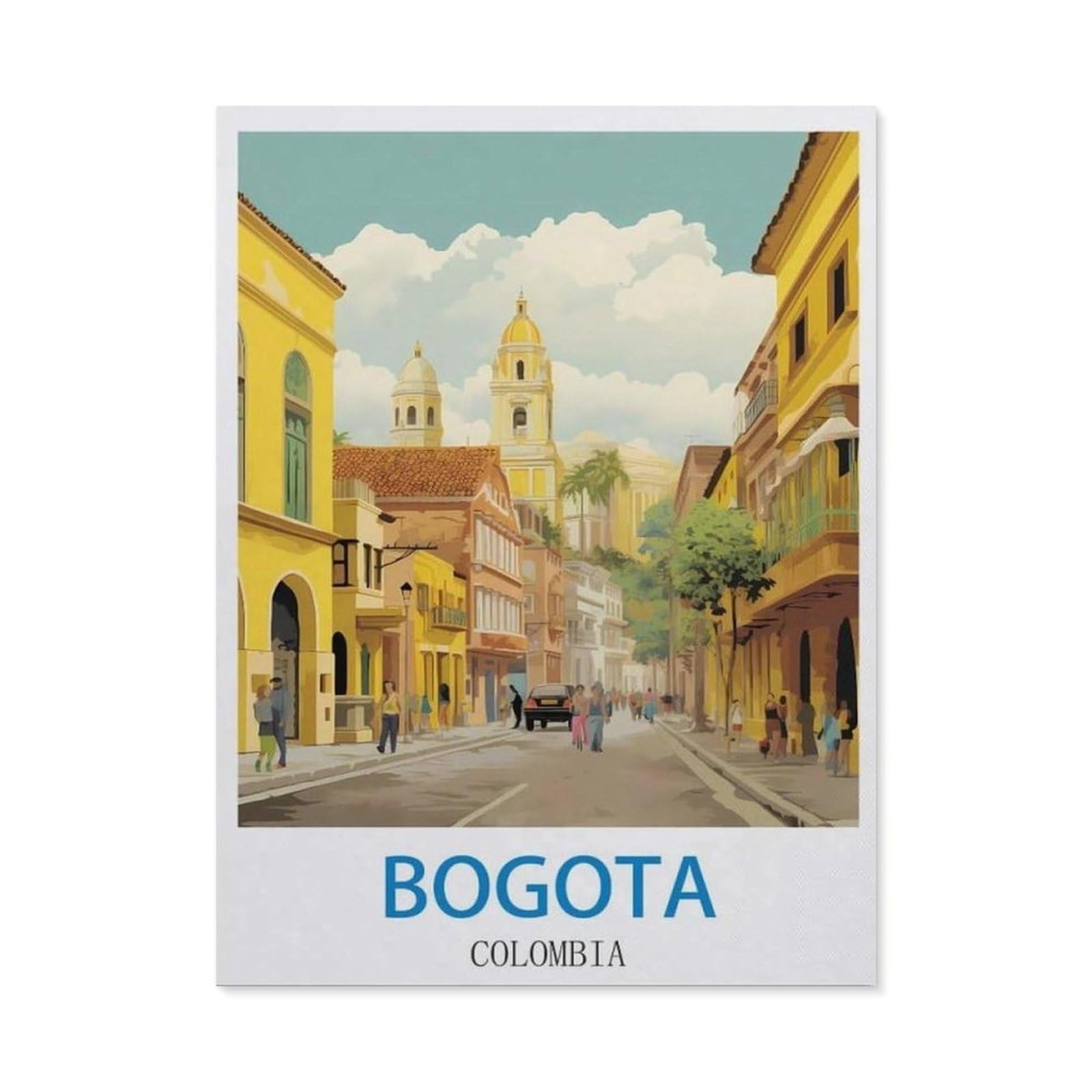 BEAYODKP Full Diamond 5D DIY Diamond Painting，Bogota Colombia（50x60cm）