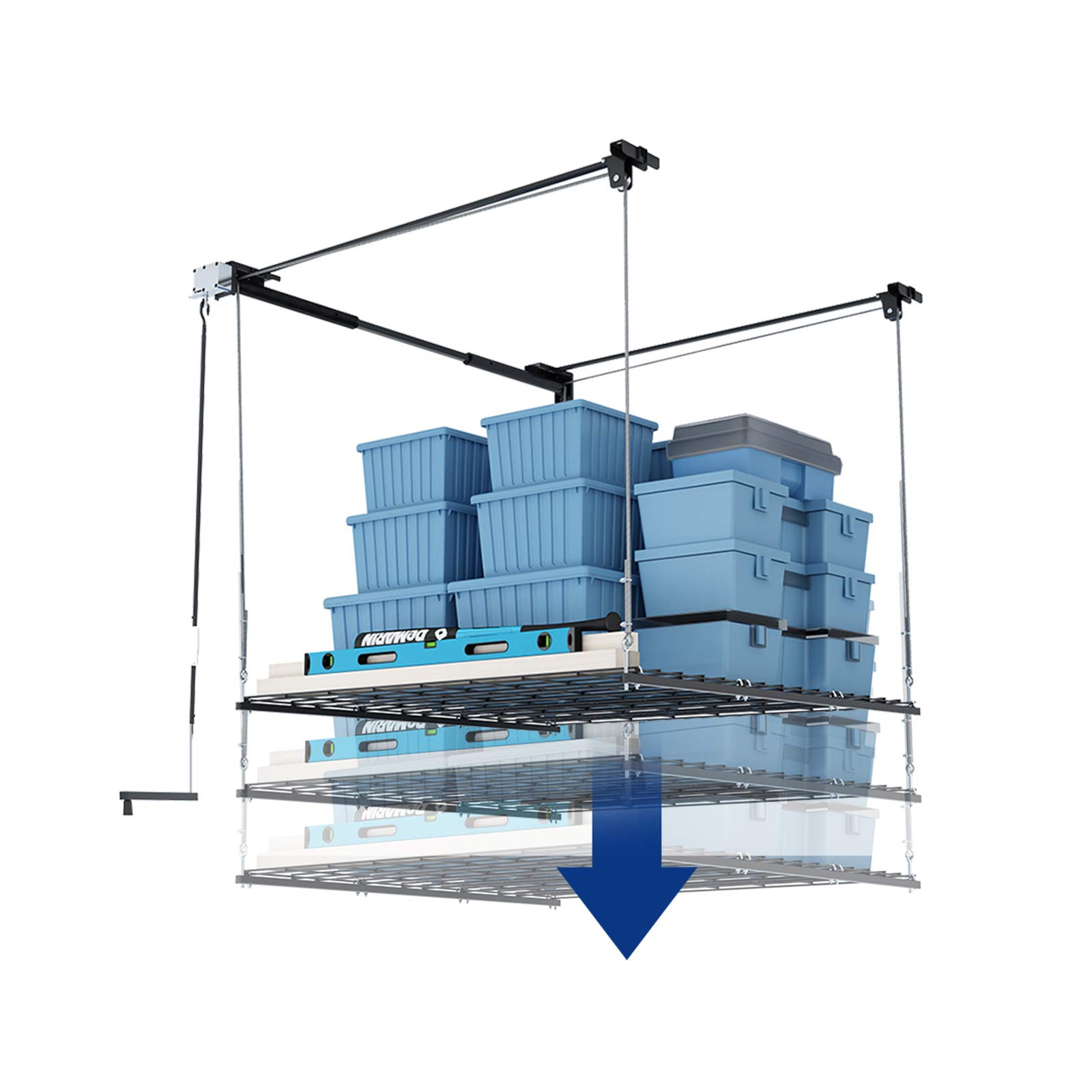 Buy FLEXIS Overhead Garage Storage Rack Lift Ceiling Storage Lift