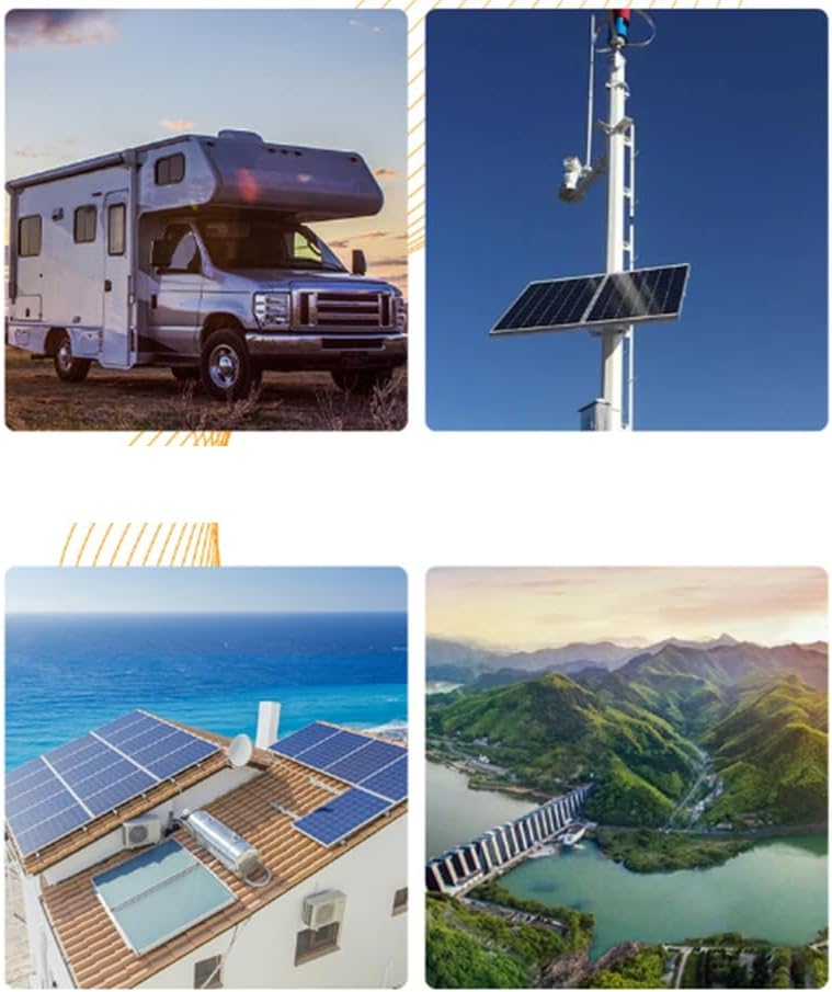 MPPTソーラー充電コントローラー 12V 10A 15A 20A IP67防水 LiFePO4リチウムバッテリー用 20A