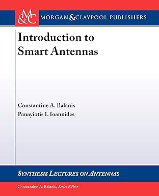 Introduction to Smart Antennas book cover