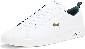 Tênis masculino Court Base, Branco e verde escuro, 45
