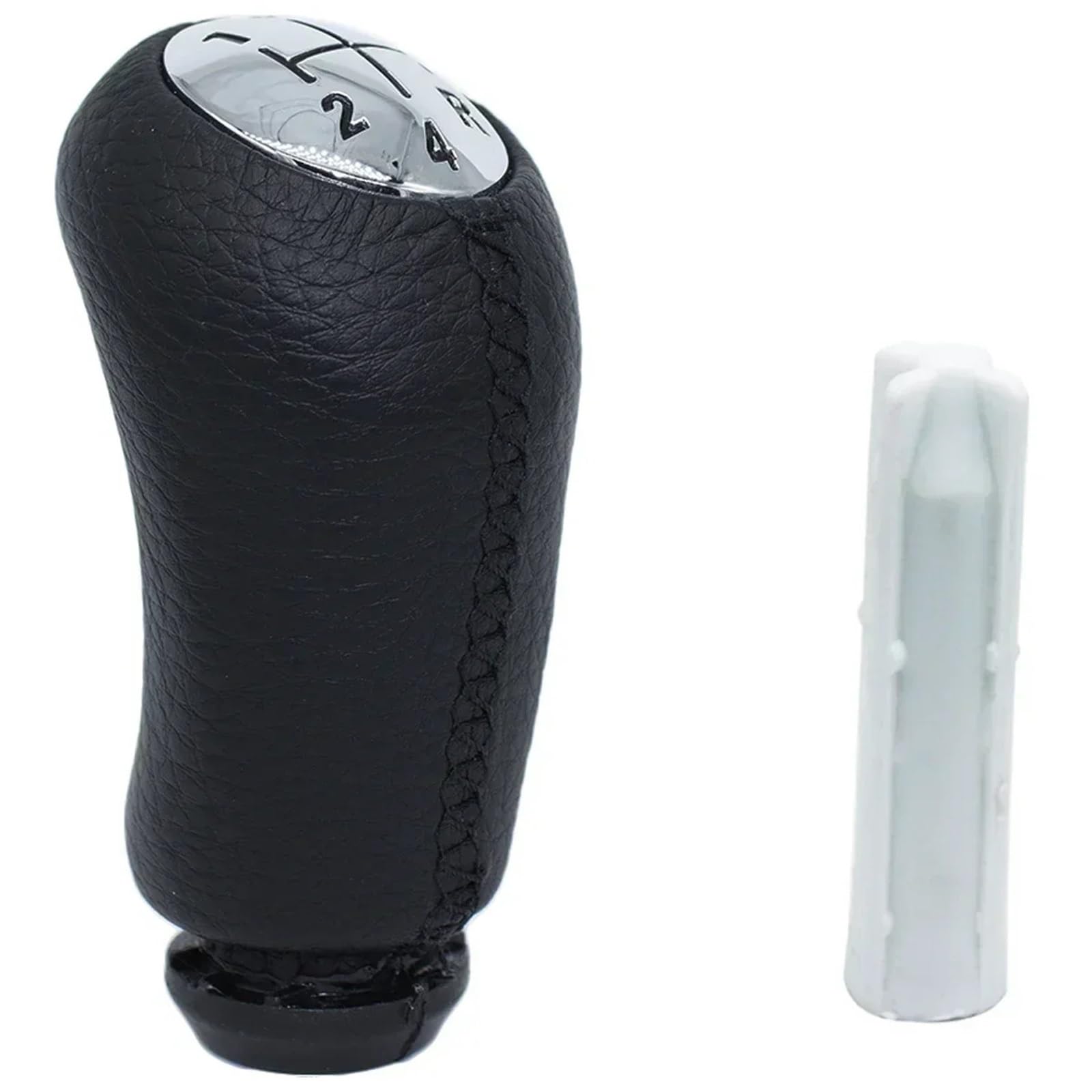 Grddpltu Knob And Adapter Gear Shift Knob Compatible With Dacia For Sandero Mk1 For Megane 2 Mk2 For Clio Iii Mk3 For Sandero Matte Mt Gear Shift Knob Shifter Stick Arm Black(Knob And Adapter)
