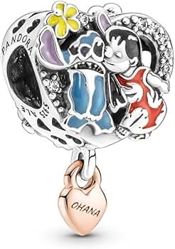 新品未使用✨PANDORA リロとスティッチ OHANA チャーム ディズニー リロ ＆ スティッチ チャーム（チャーム）｜Pandora