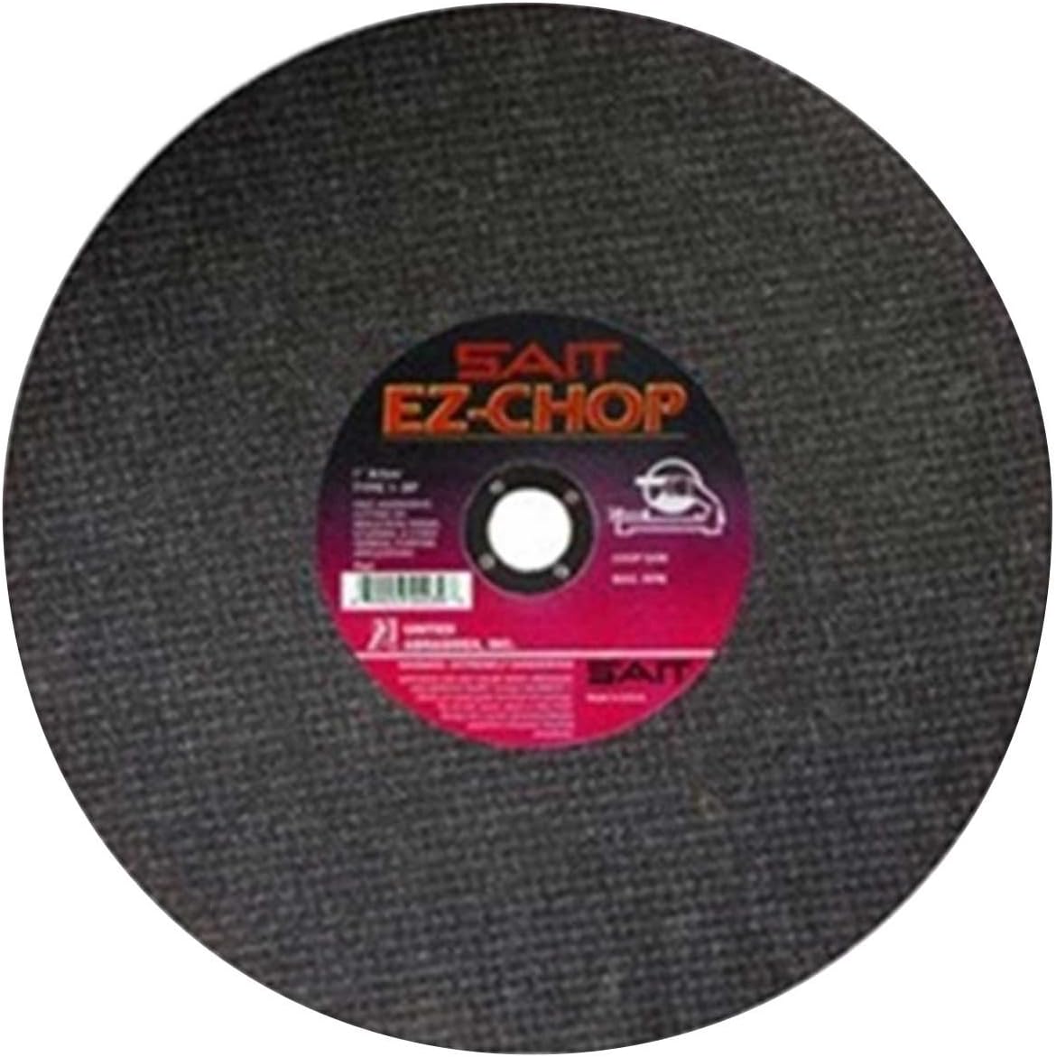 United Abrasives- SAIT 24034 12-Inch x 3/32-Inch x 1-Inch 5100 Max RPM Type 1 EZ-Chop Saw Wheel, 10-Pack