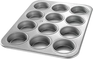 Glazed Aluminized Steel 12 Cup Jumbo Muffin Pan