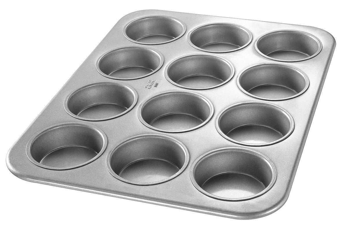 Chicago Metallic Glazed Aluminized Steel 12 Cup Jumbo Muffin Pan