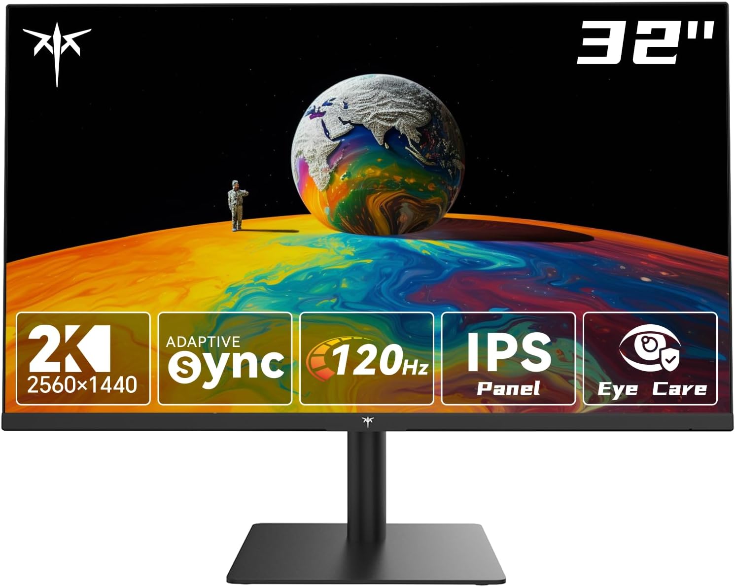 KTC 32 Inch 2K Monitor 120Hz, 1440P IPS Computer Monitor, Frameless QHD PC Monitor for Office & Gaming, Eye Care, G-Sync/FreeSync, 109% sRGB, HDR, HDMI/DP, Tilt Adjustable, VESA Mountable, H32T13
