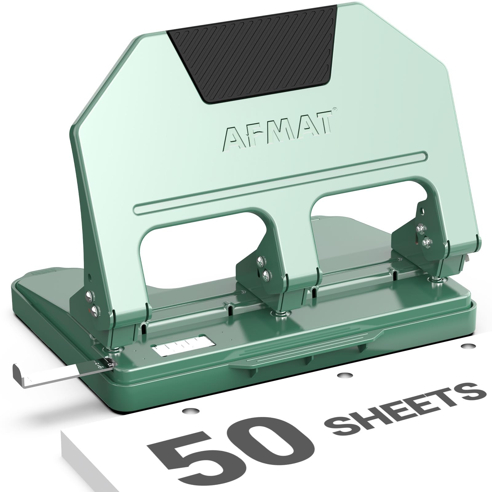 AFMAT Heavy Duty 3 Hole Punch - 10,000+ Uses -9