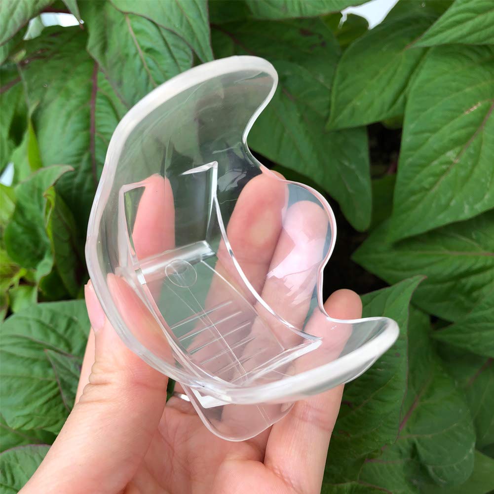 mike Tennis Ball Holder Waist Clip - Holds One Tennis Ball - Translucent Colour-One of Pack