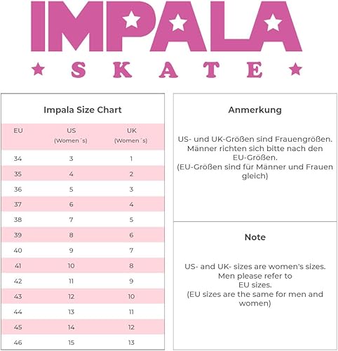 Miniatura 7 de Impala Rollerskates - Patines para mujer (niñas grandesadultas), Blanco 9