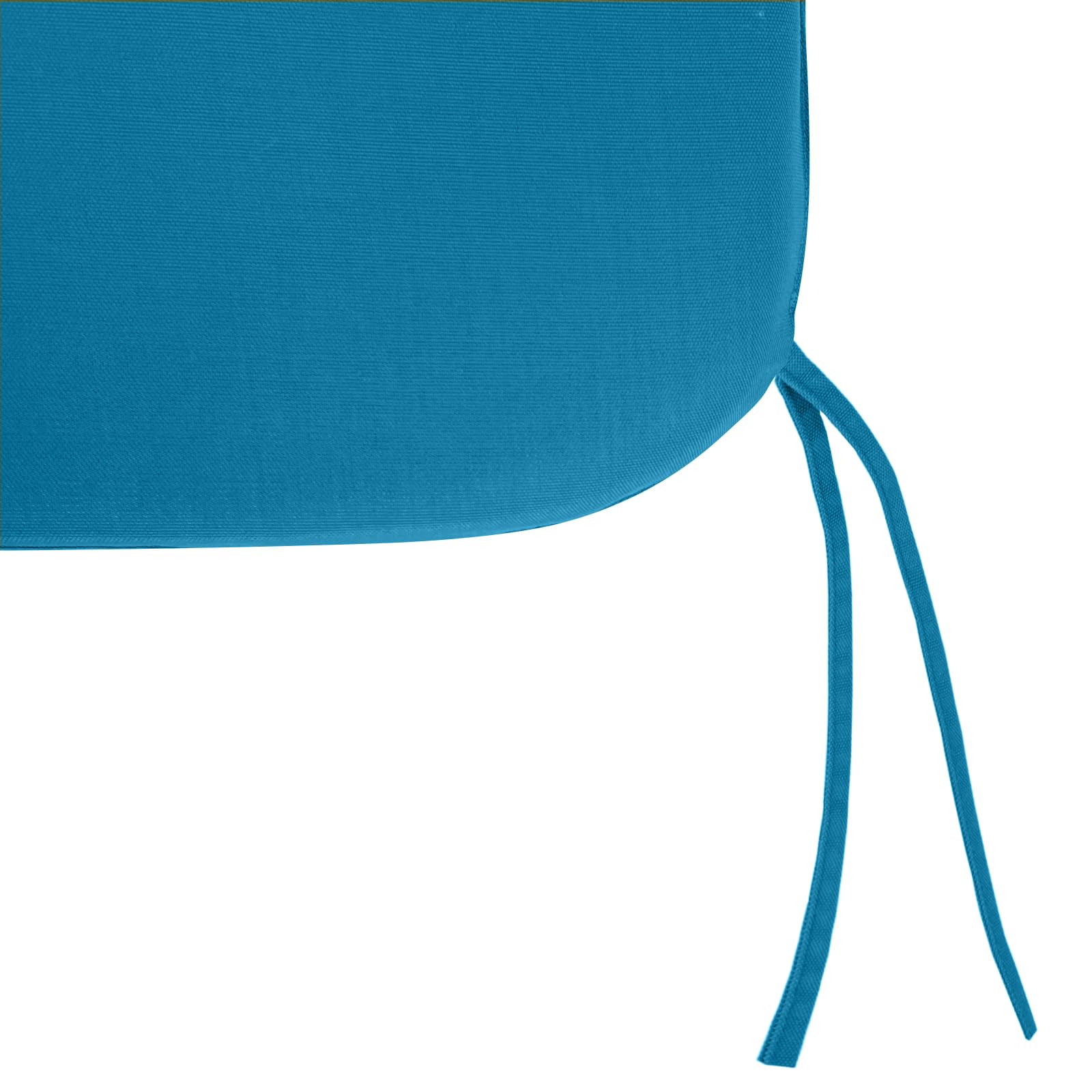 Wellsin Set Di 4 Cuscini Per Sedie Da Esterno Per Mobili Da Patio, Impermeabili, Rotondi, Ad Angolo, 43 X 40 X 5 Cm, Grigio Antracite