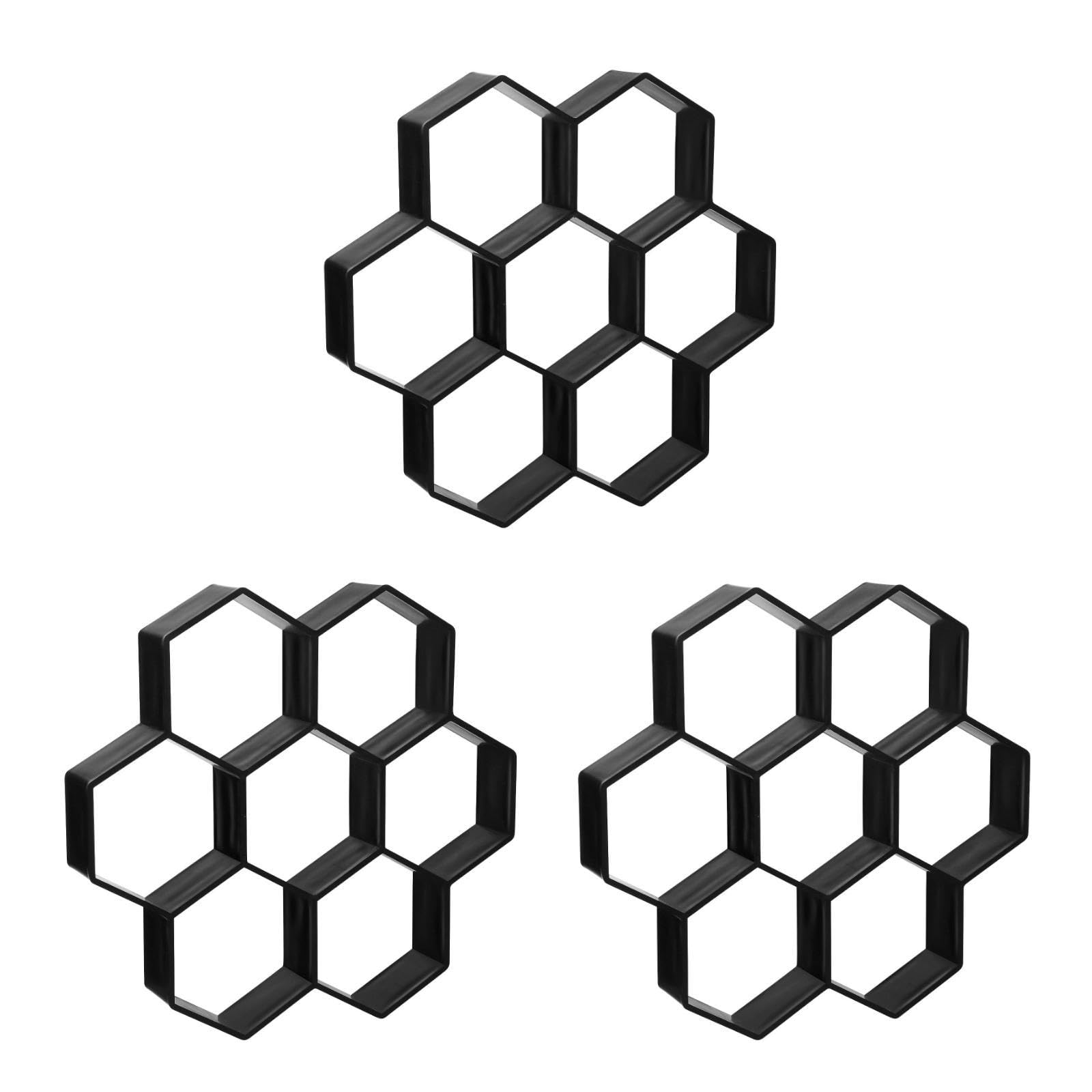 Moule de pavage briques hexagonales HANABASS pour créer une allée de cour