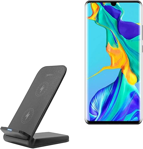 BoxWave - Cargador compatible con Huawei P30 Pro, soporte inalámbrico de carga rápida (10 W), sin cable, sin problema, carga tu teléfono con