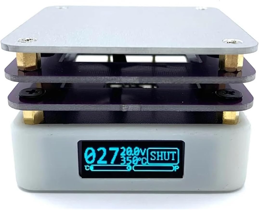 Soldering Station, Tool Station Plate 65W Mini Repair Board LED Preheater Desoldering Hot Soldering SMD PCB Plate Rework Strip Heating Preheating