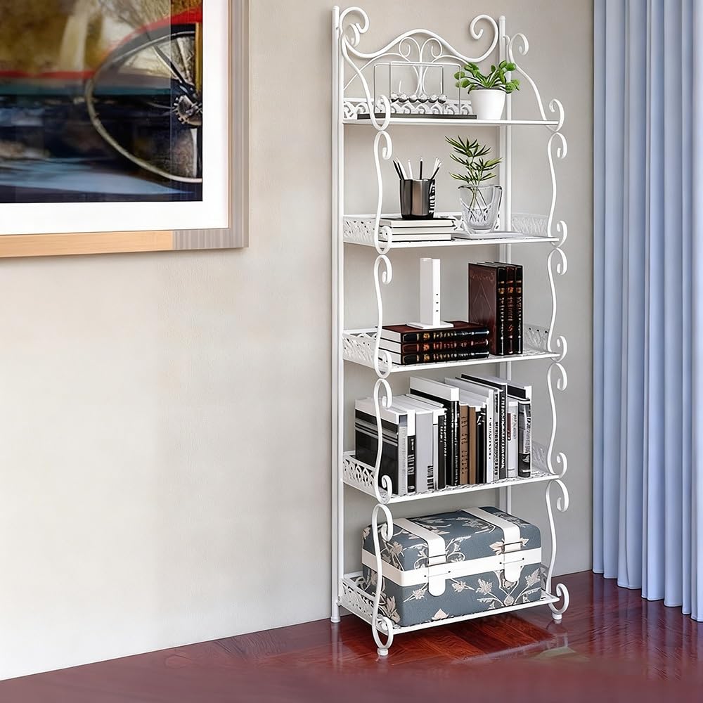 Mueble de almacenamiento para oficina en casa y cocina sin montaje de herramientas