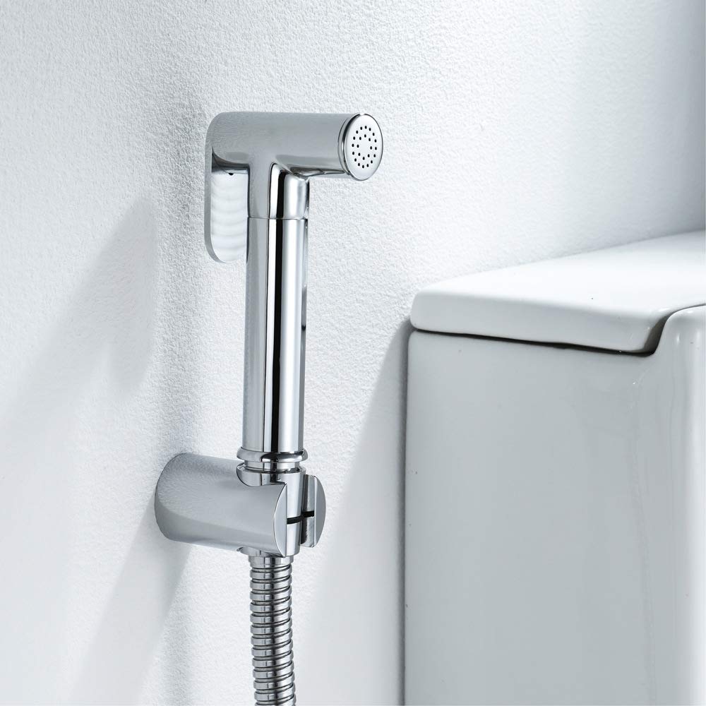 Juego de rociador de bidé de mano for inodoro, rociador de pañales de tela, baño for perros, limpieza de baño e higiene personal