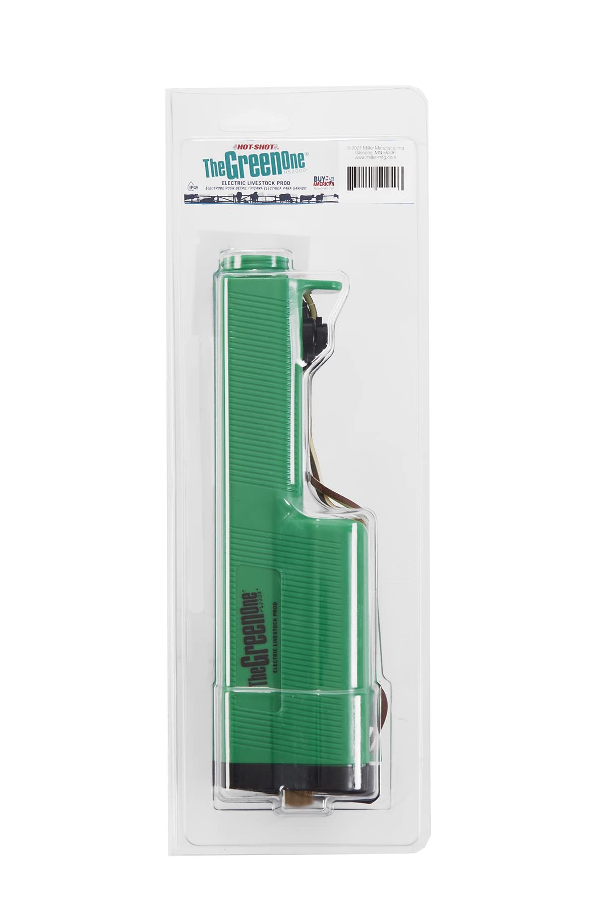 HOT-SHOT Replacement Handle for HS2000 Electric Livestock Prod, Green, Metal, Tool, Livestock Prod Replacement Part