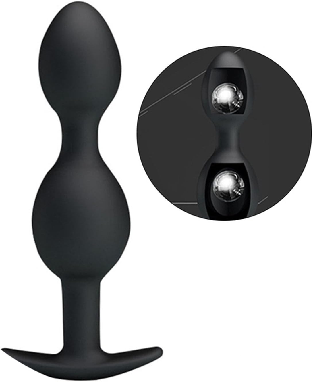 Silicone Metal Ball Inside Toys for Men Women Couple Anus