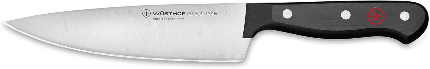 WÜSTHOF 8" Gourmet Chef's Knife, Black - Thumbnail 2