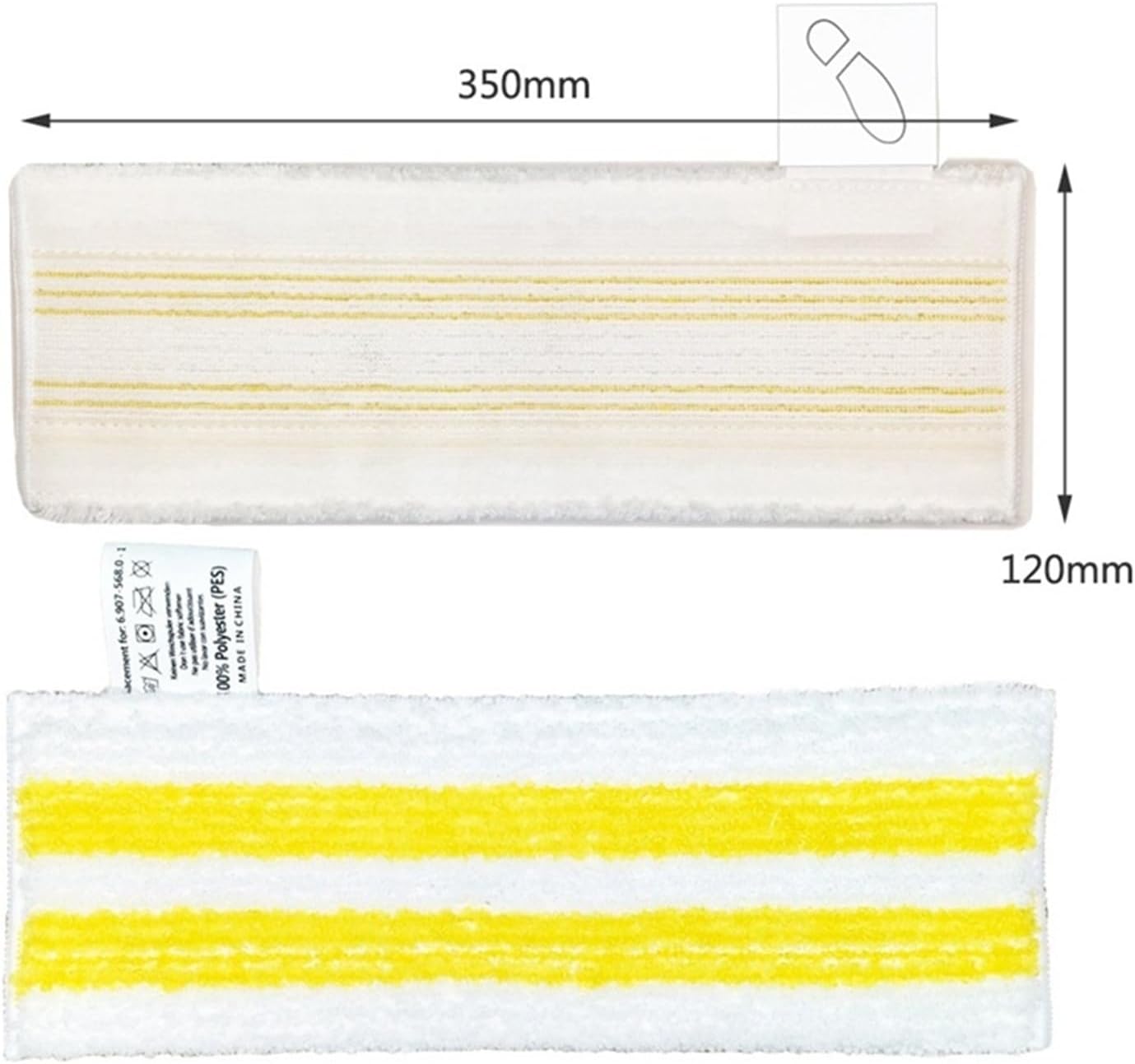 Handheld Vacuum Cleaner Replacement Microfiber Cleaning Cloth Mop Pad Cover Steam Mop Parts.Compatible for Karcher Easyfix SC2 SC3 SC4 SC5(Set u)