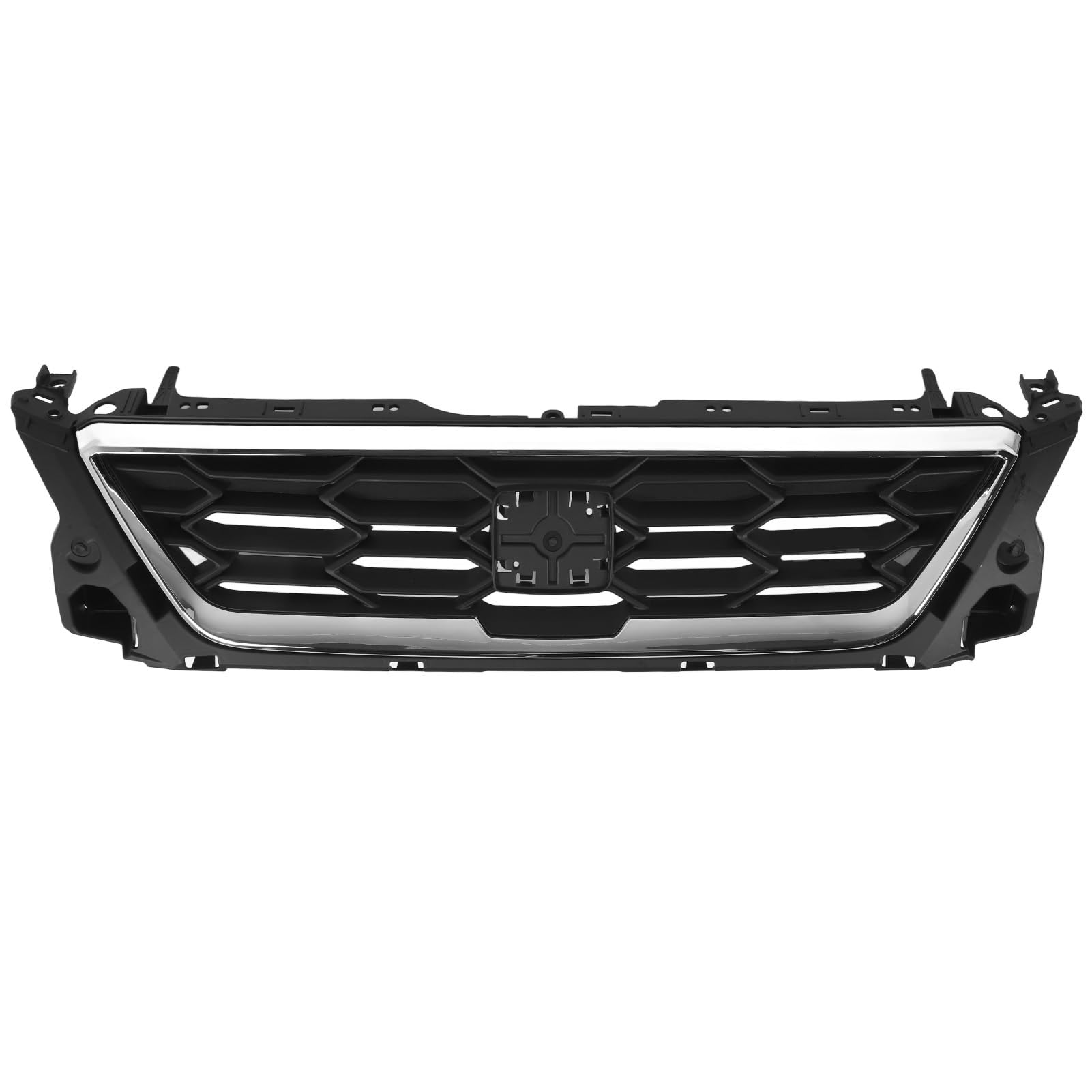 KIMISS Rejilla de Parachoques Delantero con Borde Cromado 6F0853654E Reemplazo para SEAT 6F MK5 Pre-Facelift 2017-2021, Fácil Instalación, Diseño Elegante