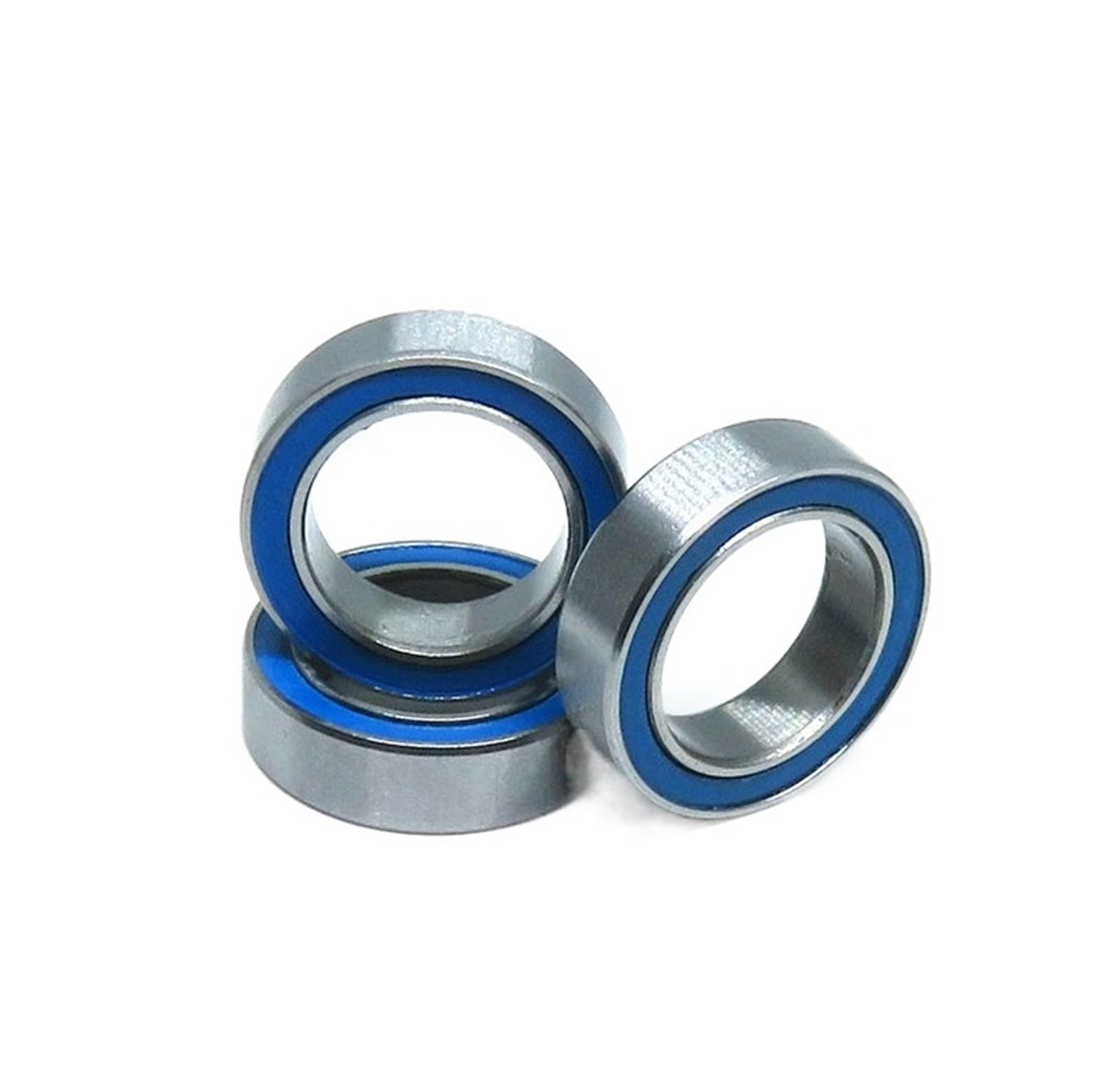 HYUJNAFZR Bimetal Seal Shield Micro deep Groove Bearing 10pcs 6700-2RS 10x15x4mm ABEC-3 Miniature Thin Section Bearings Blue Seals