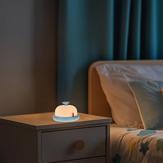 M Ledme Touch Kids Bedside Lamp LED Ring Warm Temperature 3000K Opal Finish LM9201