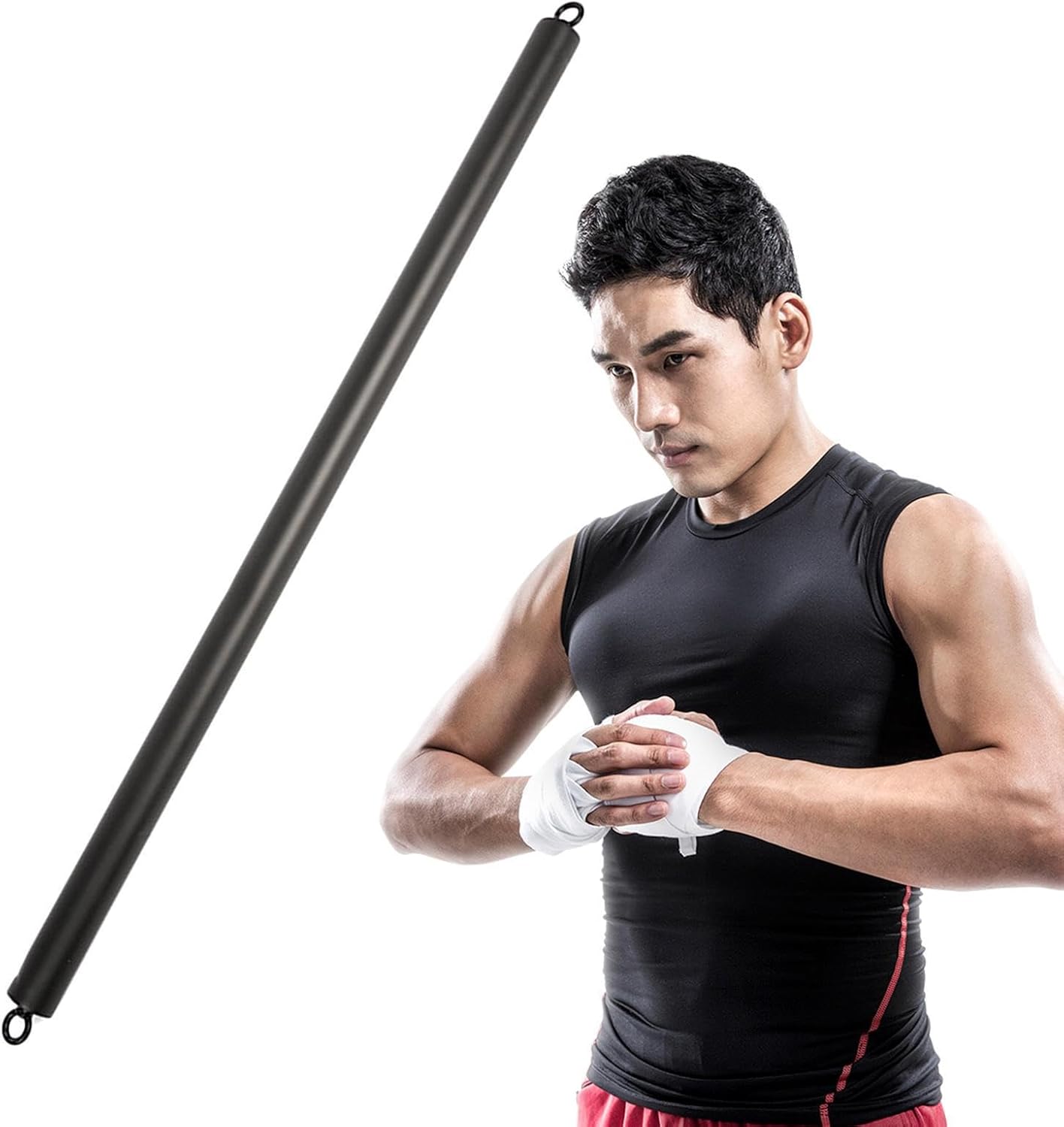 Ziurmut Banda Resistencia,Equipo Entrenamiento Gimnasio Pilates portátil Yoga Rally Bar | Home Gym Workouts Metal Stick Squat Yoga Pilates Flexbands para moldear Ziurmut Banda Resistencia,Equipo Entrenamiento Gimnasio Pilates portátil Yoga Rally Bar | Home Gym Workouts Metal Stick Squat Yoga Pilates Flexbands para moldear