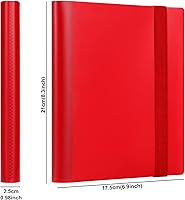 Vista 3 de GEAoffice Carpeta de Tarjetas de 4 Bolsillos – Carpeta de Álbum de Colección de Tarjetas Comerciales de 2 x 2 – Carpeta de 160 Bolsillos de Carga