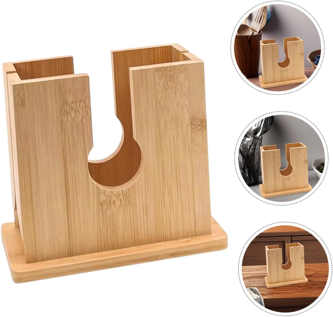 Ciieeo Bread Scoring Tool Wood Bagel Slicer Bread Making Accessories Wooden Donut Cutter Easy to Use