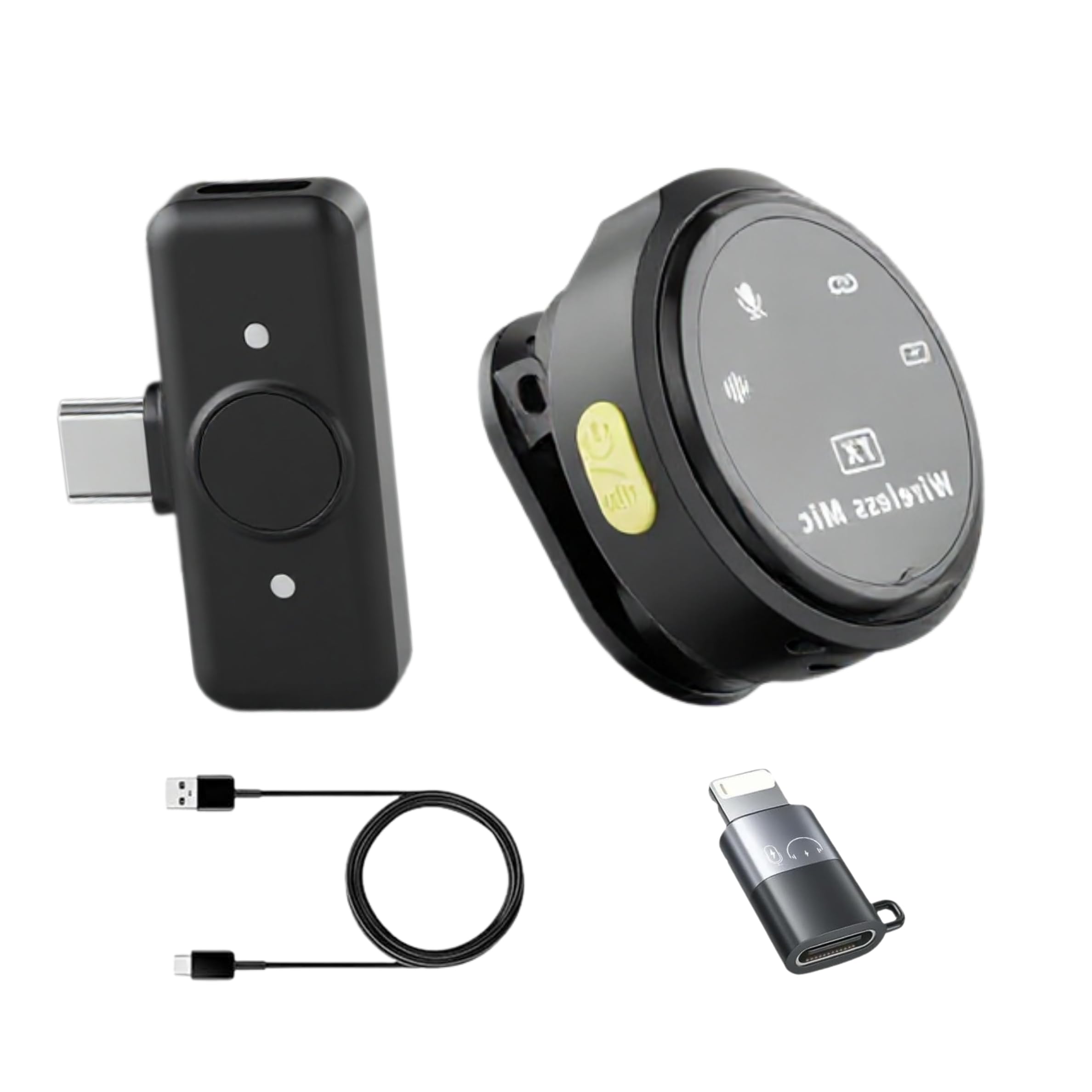 GADGETSWEAR Q08 Single Wireless Lavalier Microphone for YouTube, Vlogging & Podcasting, Noise Cancellation, Plug & Play Clip-On Mic, Type-C Android, Camera & PC, Ideal for Video Recording & Reels-image-22