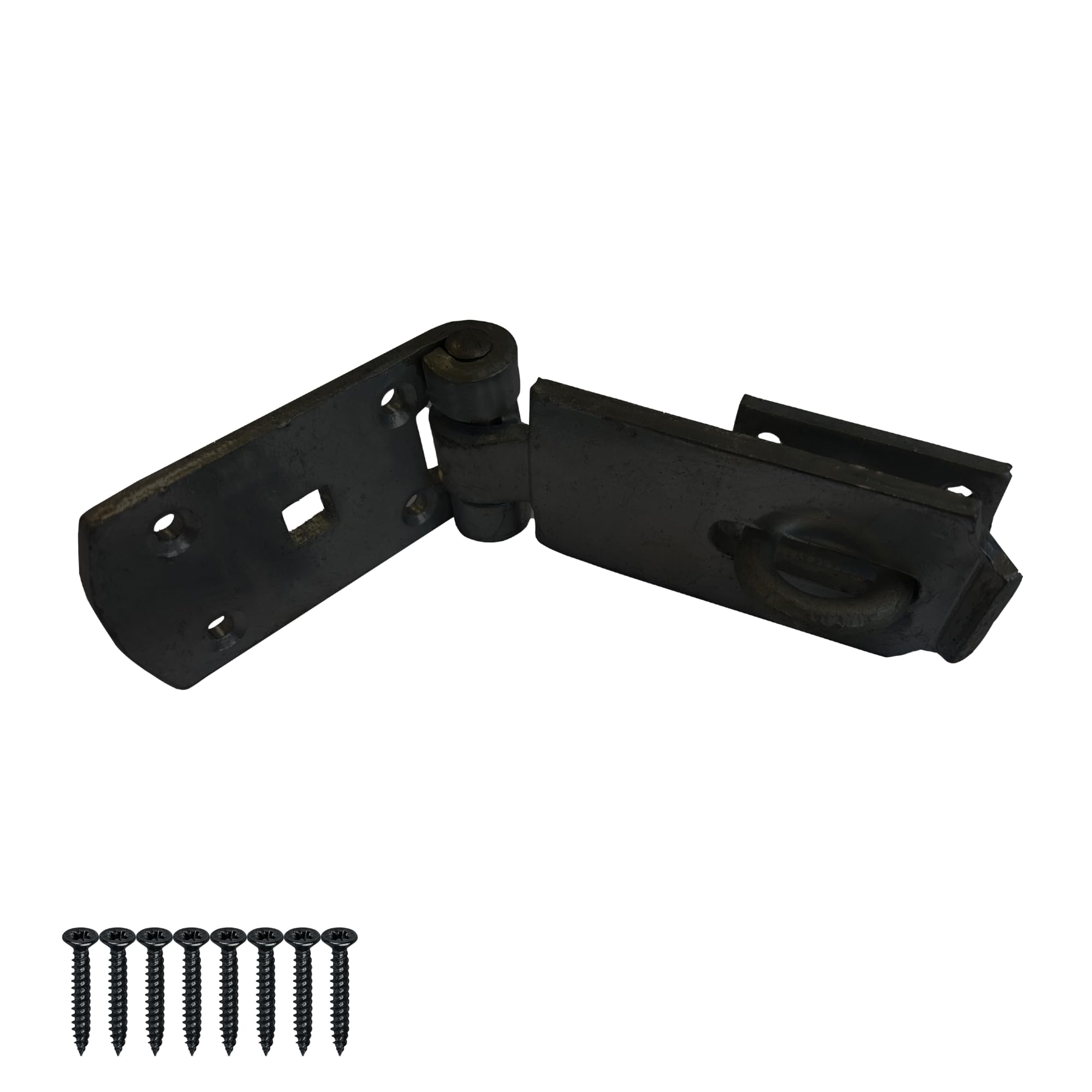 Select Heavy Duty Hasp and Staple - 125mm - Black