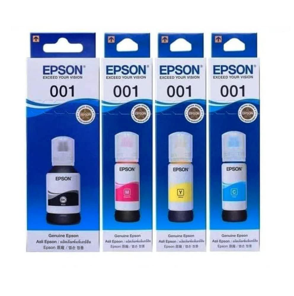 001 Original Ink Compatible for Epson 3110, L3150, L4260, L4160, L3152, L3115, L3100, L3101, L3116, L3151, L3156, L1110,L5190,L4150,L14150,L6170 (001 Eps Ink Set)-image-29